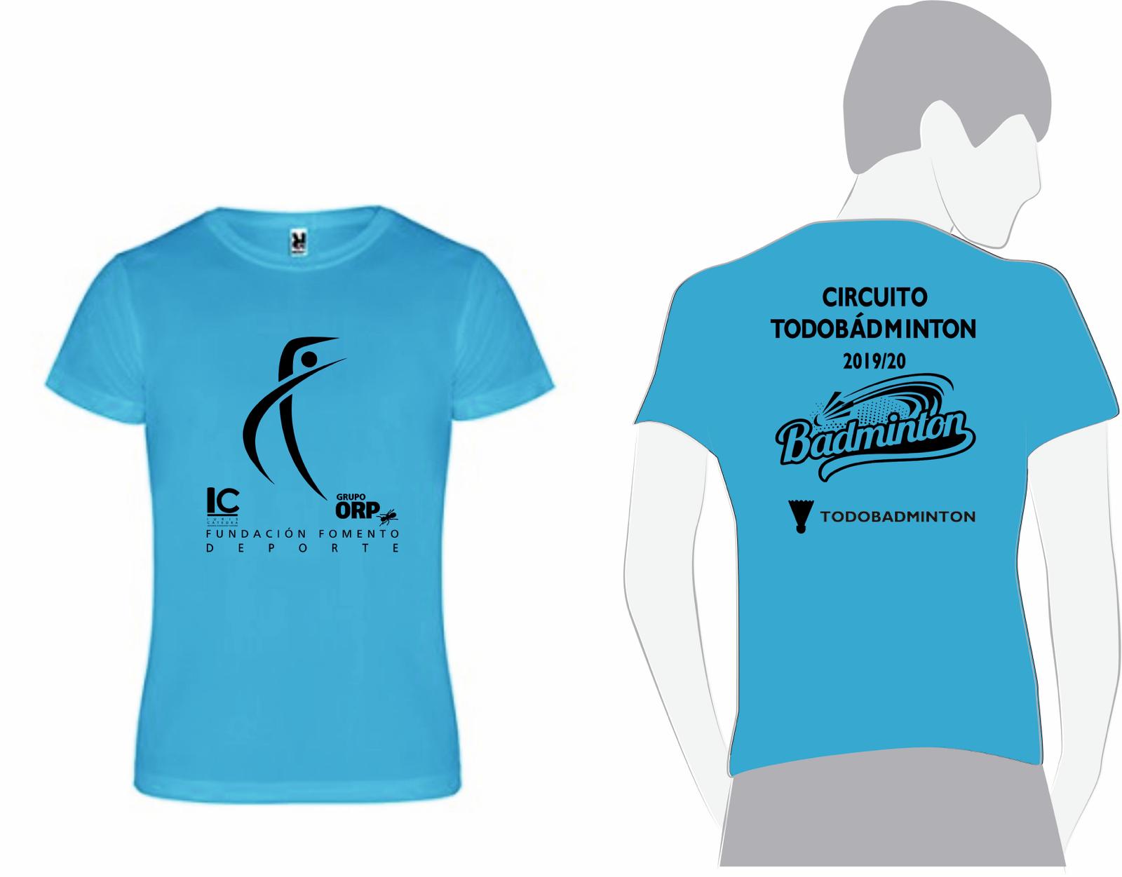 camiseta participacion Camiseta Circuito Todobadminton