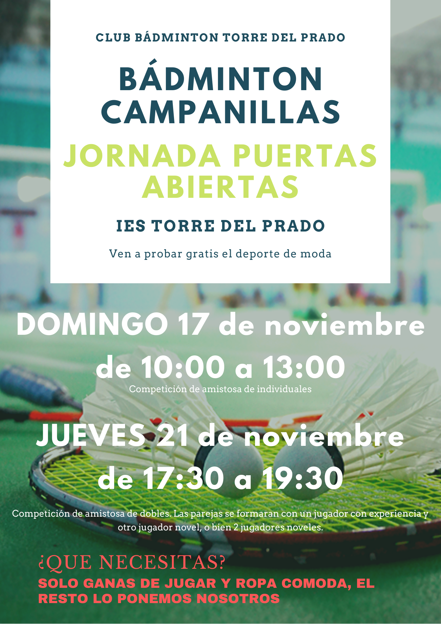 JORNADA PUERTAS ABIERTAS TP