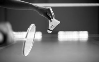 Grupo de bádminton en Campanillas
