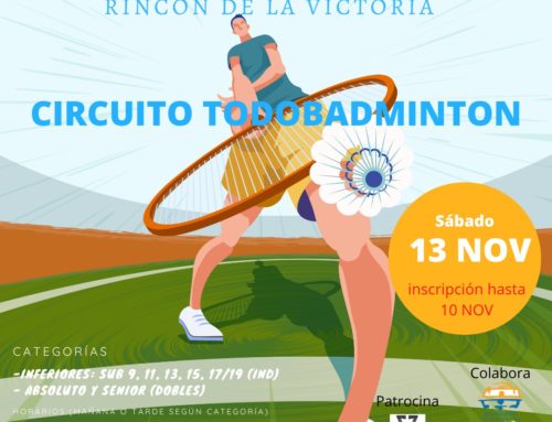 Más de 100 jugadores y 11 Clubes en el Circuito Todobádminton del Rincón de la Victoria