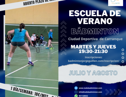 ESCUELA DE VERANO BÁDMINTON EN MÁLAGA 2024