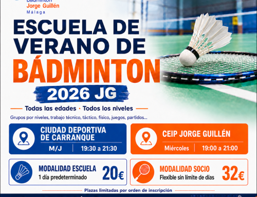 Escuela de verano de Bádminton en Málaga 2026